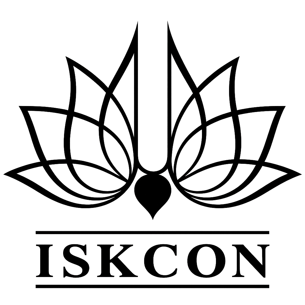 ISKCON Black Logo
