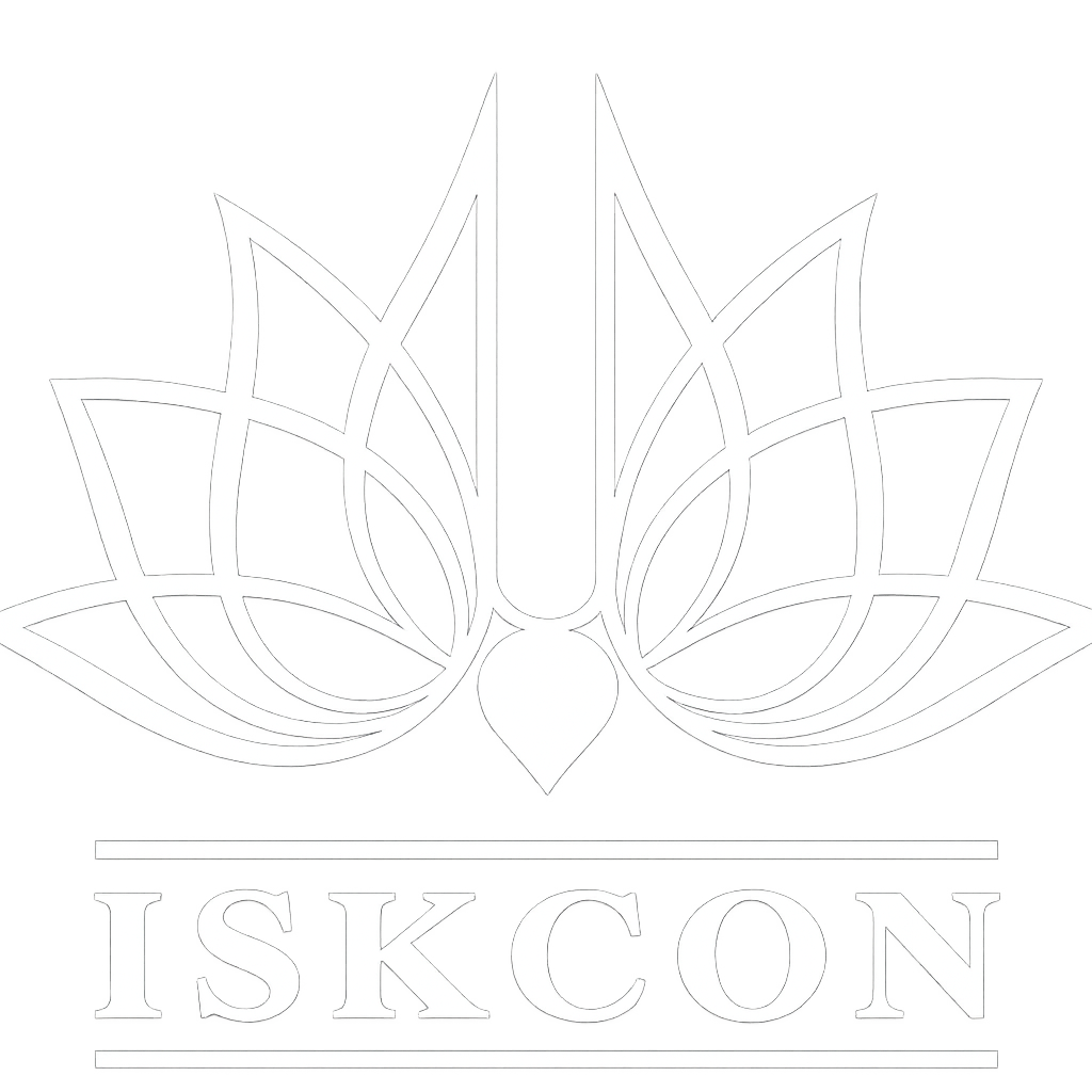 ISKCON White Logo